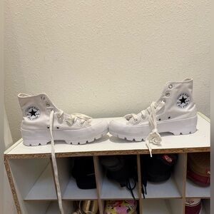 Converse White High-Top Sneakers
